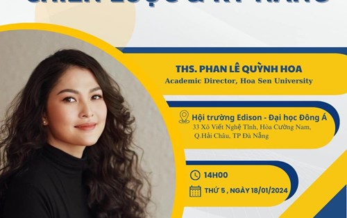 Hành trang khởi nghiệp Chiến lược và kỹ năng dành cho sinh viên Khoa Marketing ĐH Đông Á